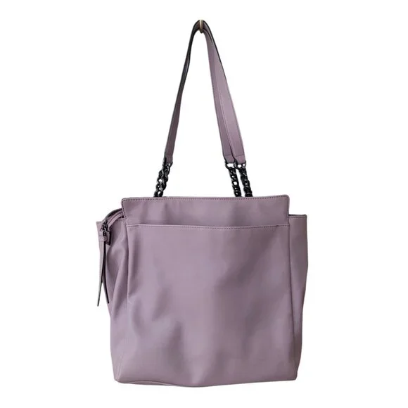 Simply Vera Wang Cara Tote Bag Handbag Purse - Elderberry - Picture 2 of 7